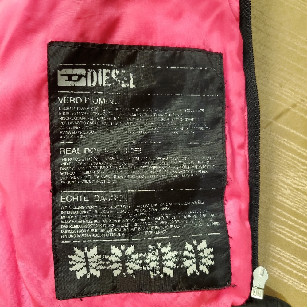 Diesel down puffer jacket - Picture 3 of 6
